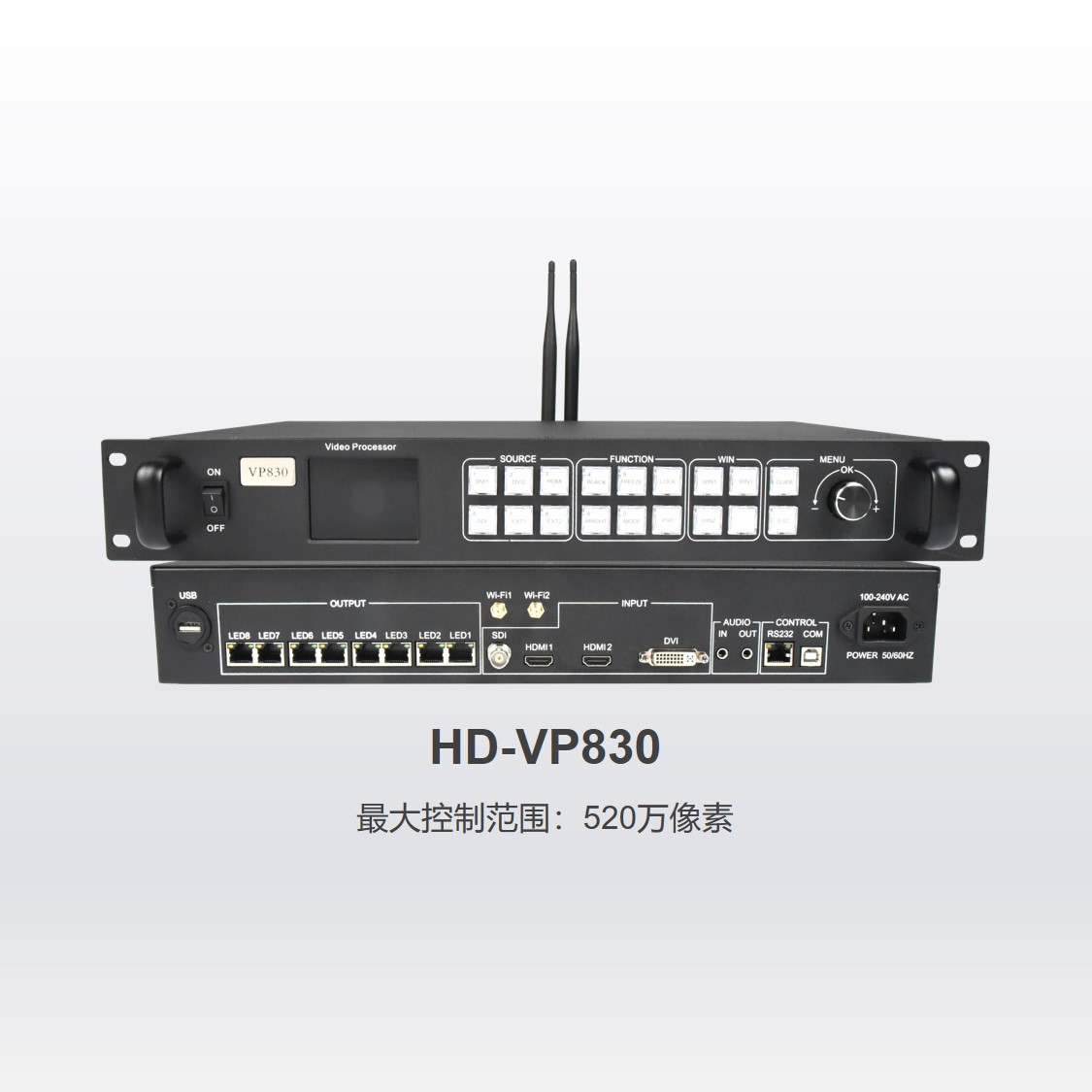 三画面视频处理器HD-VP830
